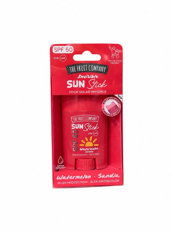 The Fruit Company Stick Solar Invisible SPF50 Sandía 20g The Fruit Company Stick Solar Invisible SPF50 Sandía 20g