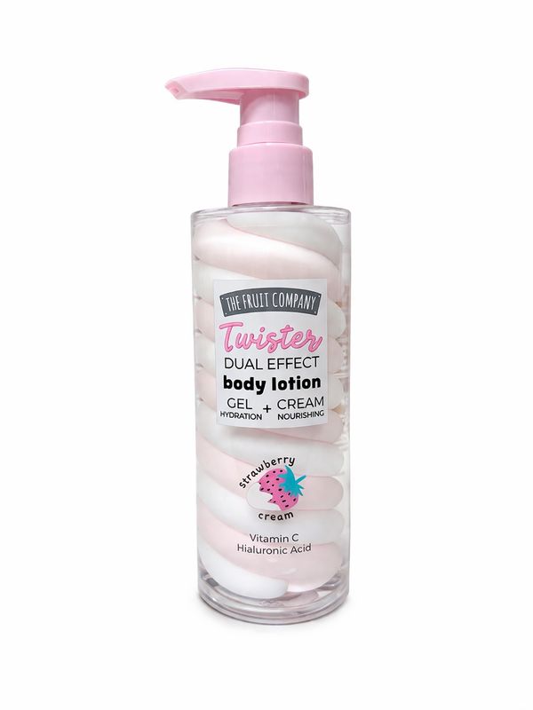 The Fruit Company Body Lotión Fresa y Nata Efecto Dual Gel + Crema 200g The Fruit Company Body Lotión Fresa y Nata Efecto Dual Gel + Crema 200g