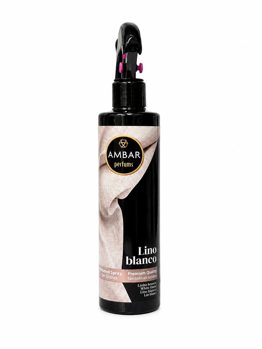 Ambar Spray Absorbe Olores Lino Blanco 280ml