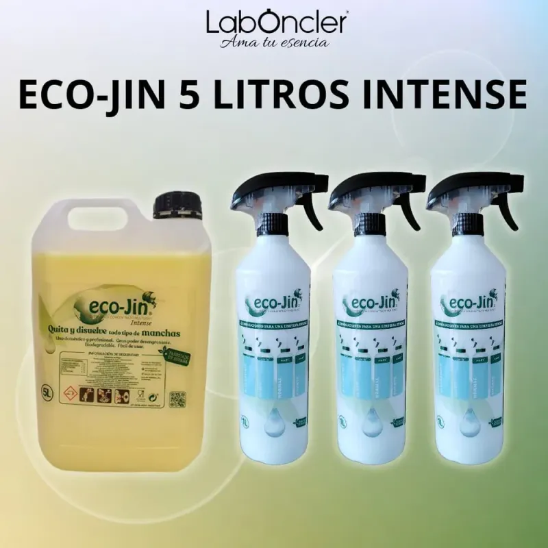 Laboncler Ecojin Garrafa Intense 5 Litros + 3 Difusores Laboncler Ecojin Garrafa Intense 5 Litros + 3 Difusores