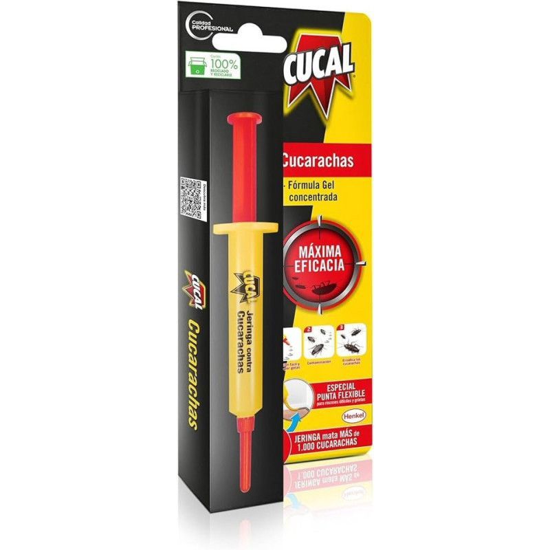Cucal Insecticida Jeringa contra cucarachas 10g Cucal Insecticida Jeringa contra cucarachas 10g
