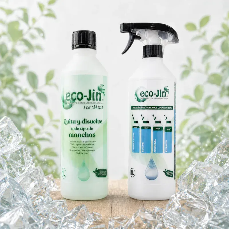 Ecojin Ice-Mint 1 Litro + Difusor Espumante Ecojin Ice-Mint 1 Litro + Difusor Espumante