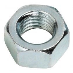 HEXAGON FULL STEEL NUT GRADE 10.9 BRIGHT ZINC PLATED DIN 934 M6 To M30