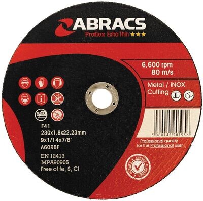 115 mm / 4.5 inch Thin Cutting Disks