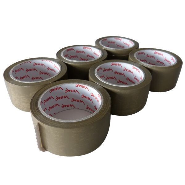 BROWN 48MM X 66 METRE HEAVY DUTY VINYL PACKAGING TAPE