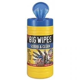 BIG WIPES SCRUB & CLEAN WIPES BLUE 80 PACK