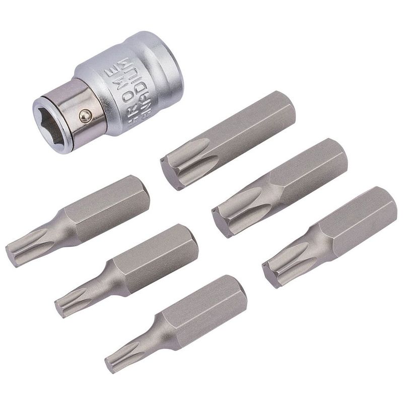 Draper Expert 7 Piece 3/8 Sqare Drive TX-Star Bit Set