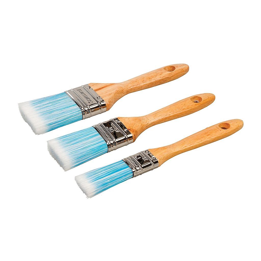 Silverline Synthetic Brush Set 3pcs 25,40+50mm