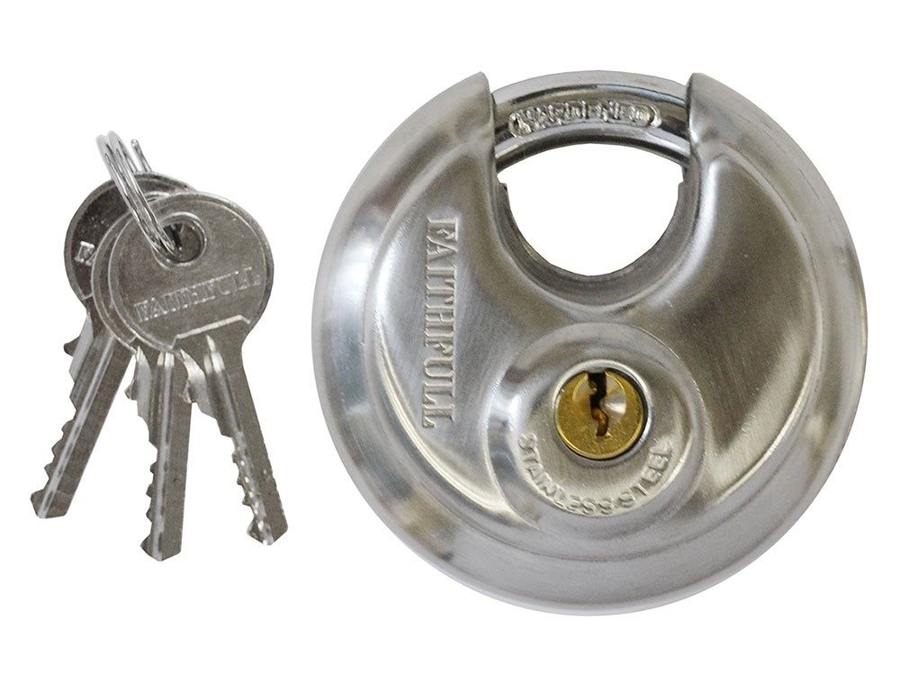 Faithfull Discus Padlock and Keys