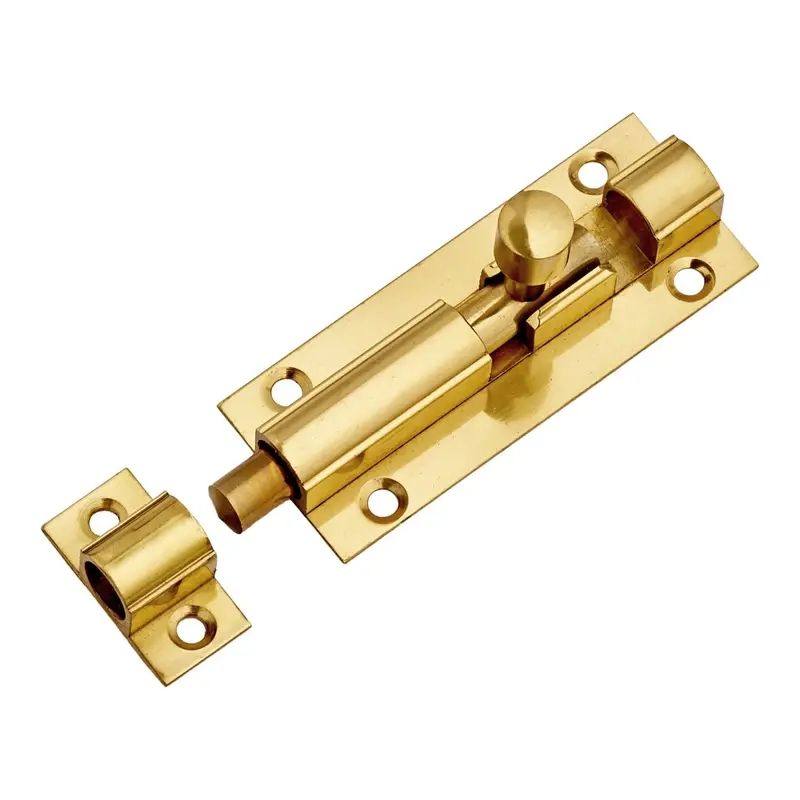Securit Brass Door Bolt 3"