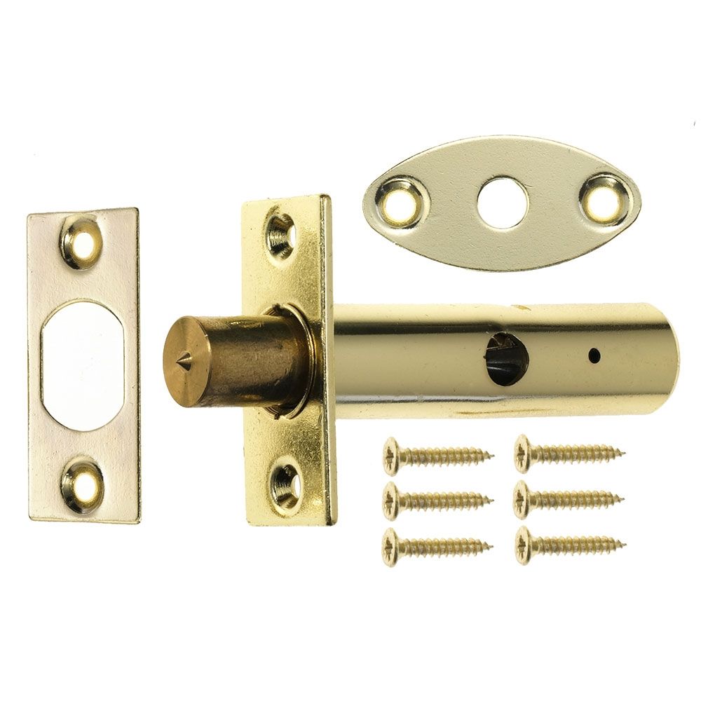 Securit Brass Security Door Bolt