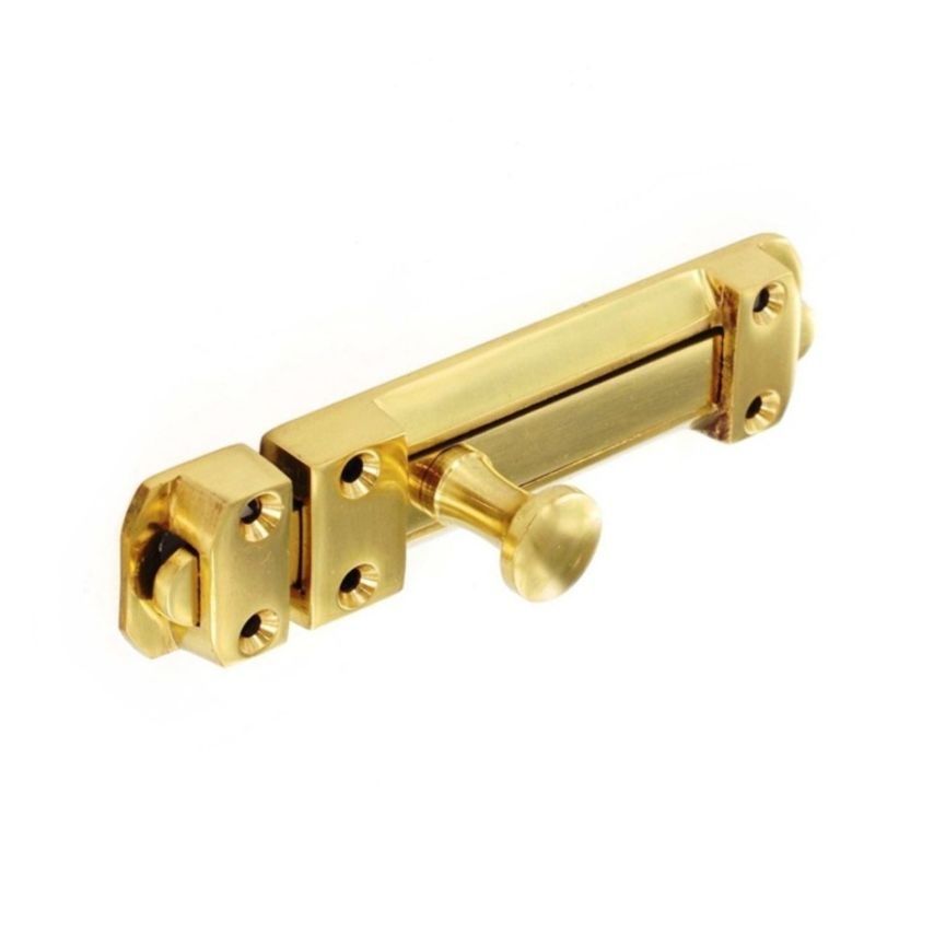 Securit Brass Heavy Door Bolt 200mm