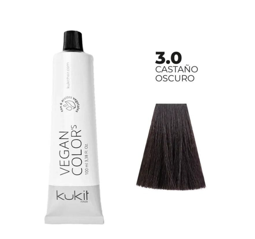 TINTE KUKIT 3.0 CASTAÑO OSCURO 100ML