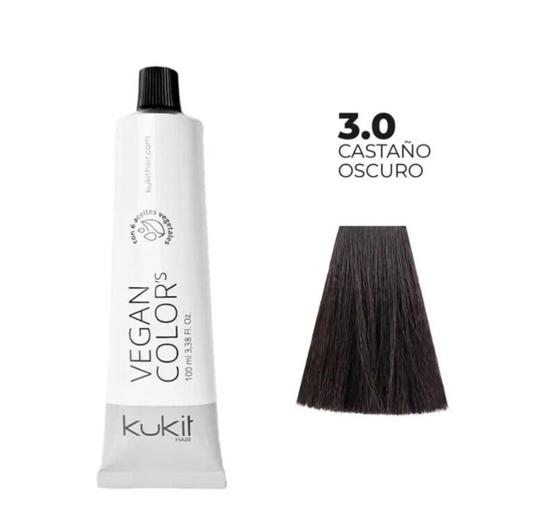 TINTE KUKIT 3.0 CASTAÑO OSCURO 100ML