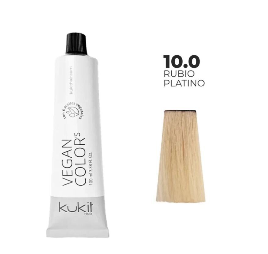 TINTE KUKIT 10.0 RUBIO PLATINO 100ML