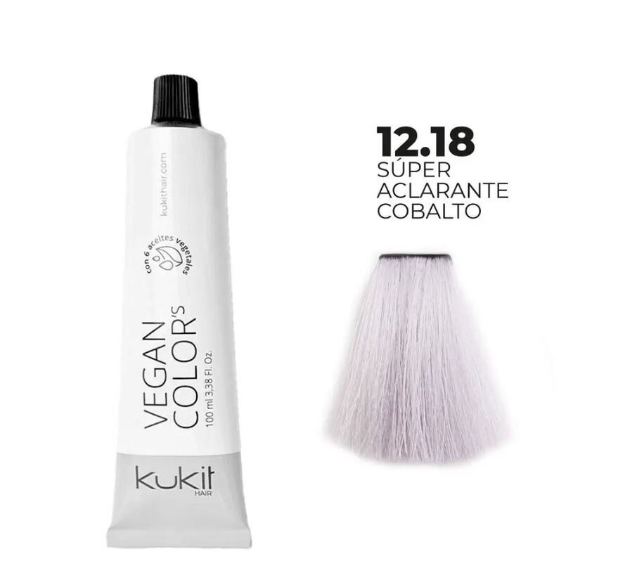 TINTE KUKIT 12.18 SÚPER ACLARANTE COBALTO 100ML