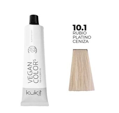 TINTE KUKIT 10.1 RUBIO PLATINO CENIZA 100ML