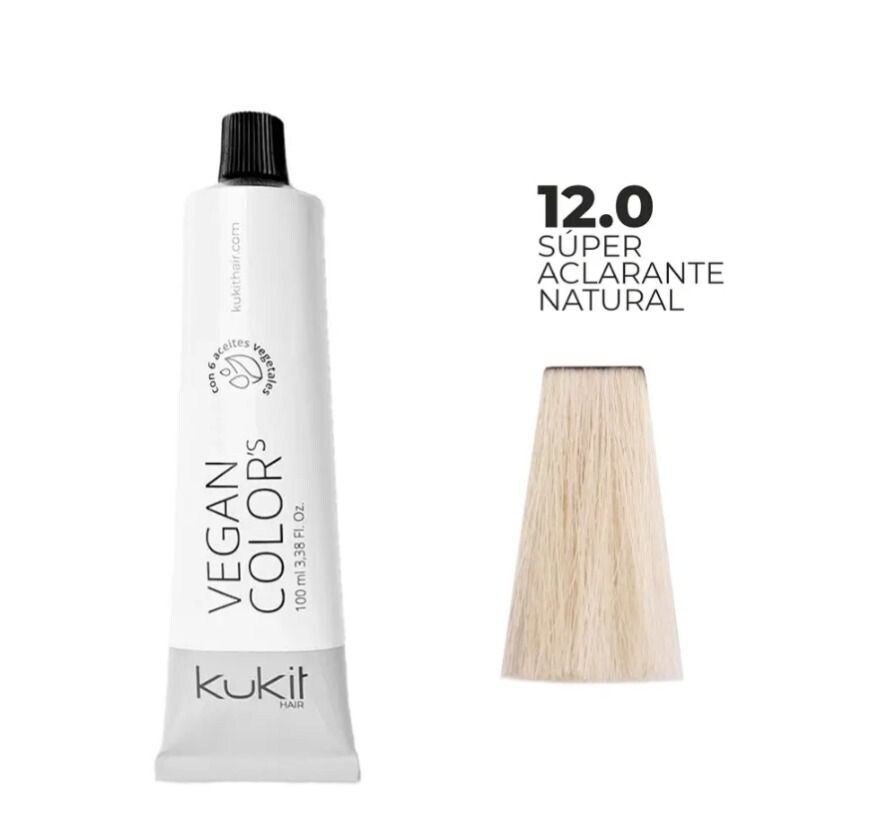 TINTE KUKIT 12.0 SUPER ACLARANTE NATURAL 100ML