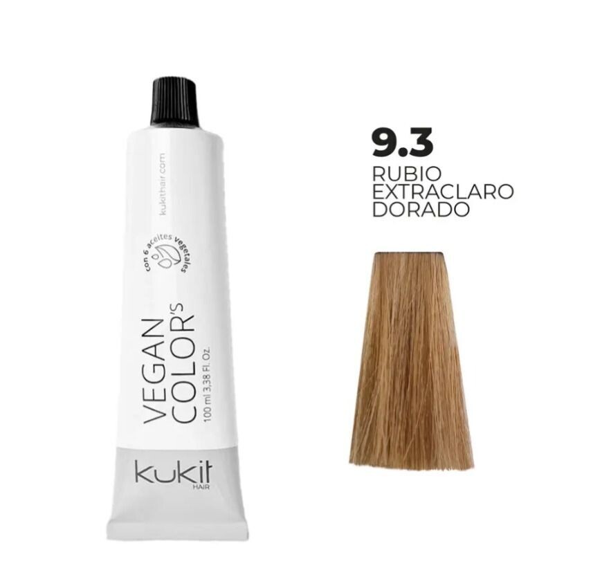 TINTE KUKIT 9.3 RUBIO EXTRACLARO DORADO 100ML