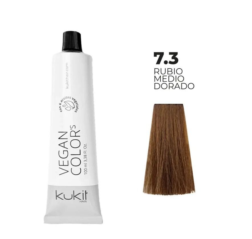 TINTE KUKIT 7.3 RUBIO MEDIO DORADO 100ML