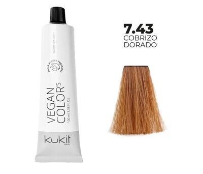TINTE KUKIT 7.43 COBRIZO DORADO 100ML