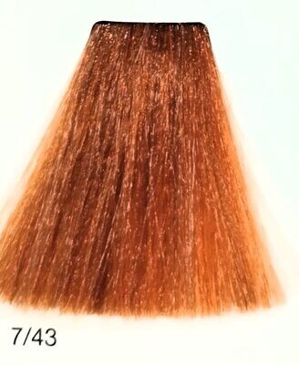 TINTE GAMMA ERAYBA 7/43 RUBIO COBRE DORADO 100ML