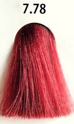 TINTE CROMATONE MONTIBELLO 7.78 RUBIO ROJIZO PÚRPURA 60GR