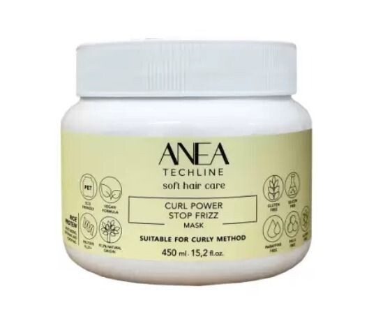 MASCARILLA CURL POWER STOP FRIZZ ANEA 450ML