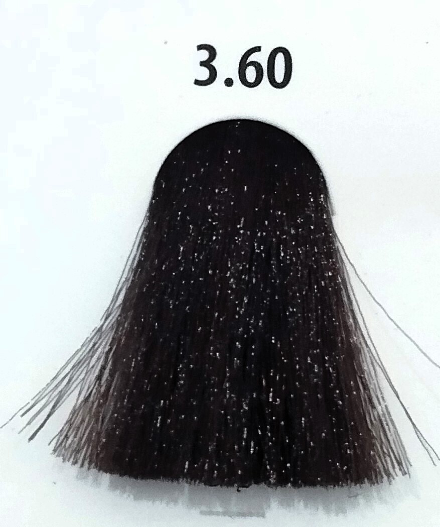 TINTE DÉNUÉE MONTIBELLO  3.60 CASTAÑO OSCURO MARRÓN NATURAL 60GR