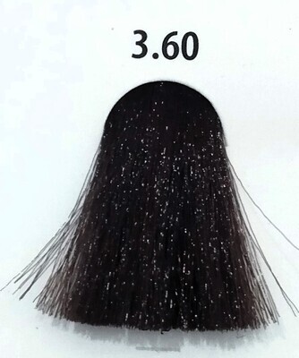 TINTE DÉNUÉE MONTIBELLO  3.60 CASTAÑO OSCURO MARRÓN NATURAL 60GR