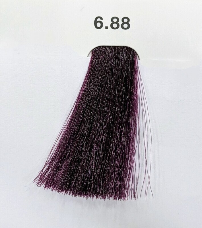 TINTE DÉNUÉE MONTIBELLO 6.88 RUBIO OSCURO PÚRPURA INTENSO 60GR