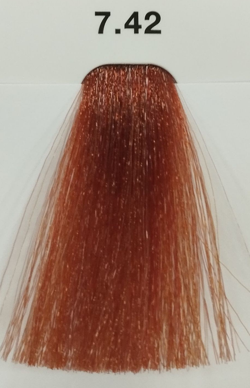 TINTE DÉNUÉE MONTIBELLO 7.42 RUBIO COBRIZO IRISADO 60GR