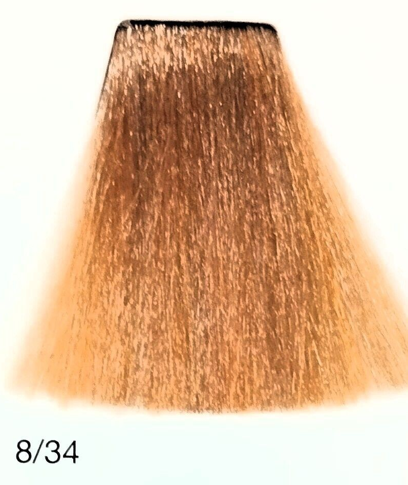 TINTE GAMMA ERAYA 8/34 RUBIO CLARO DORADO COBRIZO 100ML