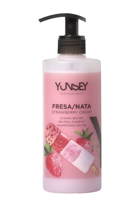 CHAMPÚ NEUTRO FRESA/NATA YUNSEY 400ML