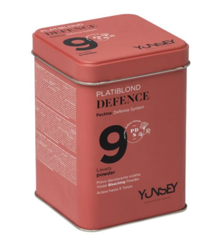 DECOLORACIÓN PLATIBLOND DEFENCE 9 YUNSEY 500GR
