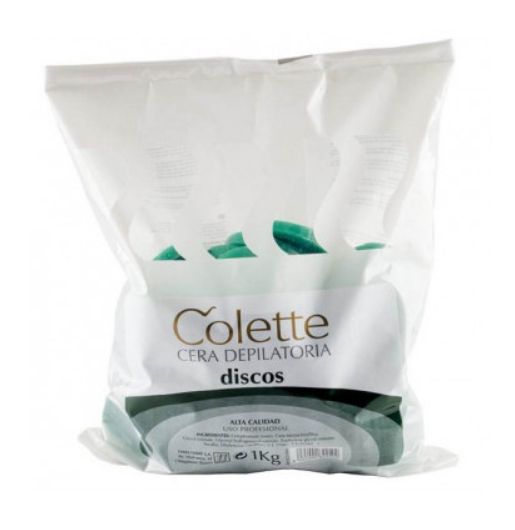 CERA COLETTE EN DISCOS, VERDE 1 KILO