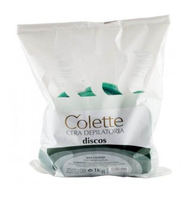 CERA COLETTE EN DISCOS, VERDE 1 KILO