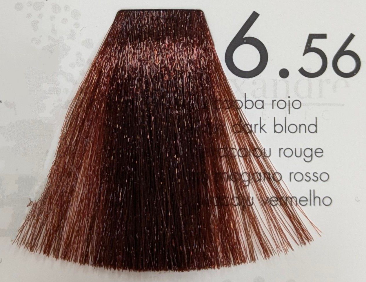TINTE ALEXANDRE 6.56 RUBIO OSCURO CAOBA ROJO 60ML