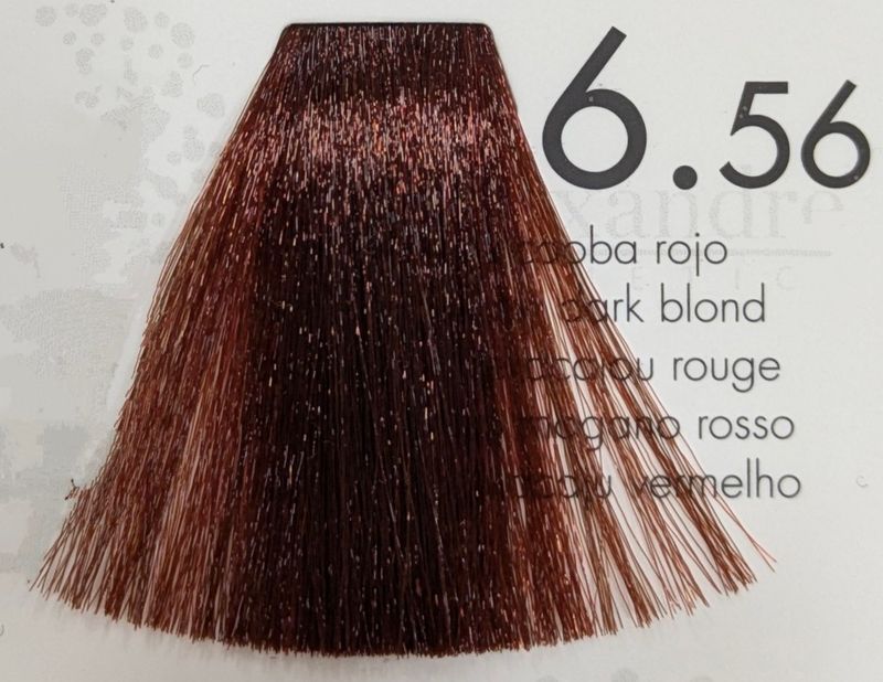 TINTE ALEXANDRE 6.56 RUBIO OSCURO CAOBA ROJO 60ML