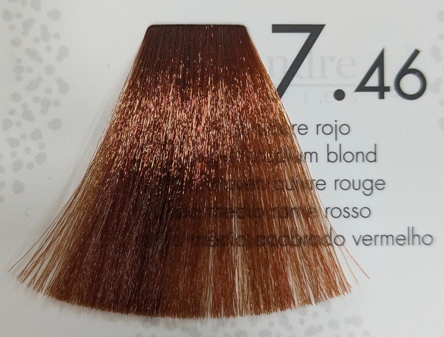 TINTE ALEXANDRE 7.46 RUBIO MEDIO COBRE ROJO 60ML