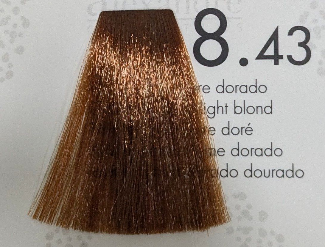 TINTE ALEXANDRE  8.43 RUBIO CLARO COBRE DORADO 60ML