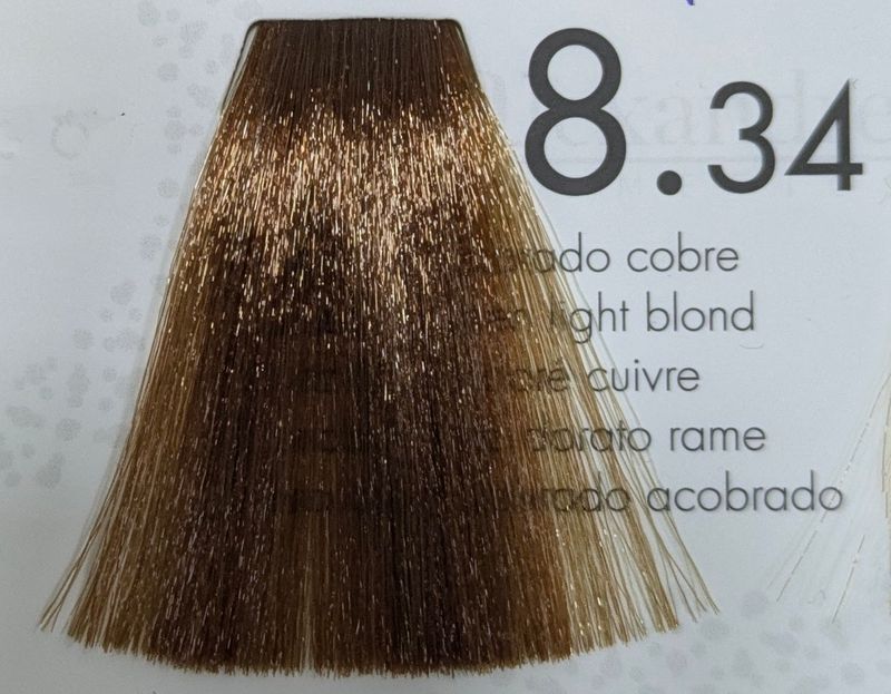 TINTE ALEXANDRE  8.34 RUBIO CLARO DORADO COBRE 60ML