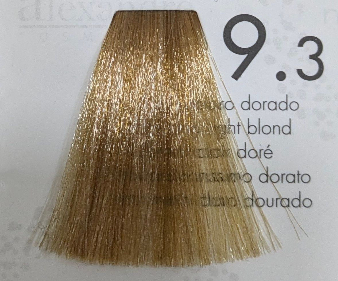 TINTE ALEXANDRE 9.3 RUBIO EXTRA CLARO DORADO 60ML