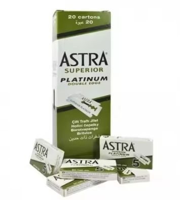 CUCHILLAS ASTRA SUPERIOR PLATINUM ( 5 CUCHILLAS )