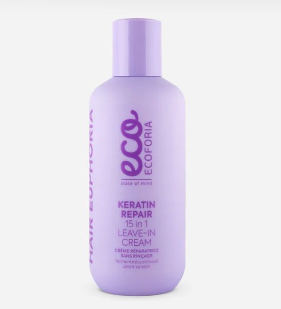 CREMA DESENREDANTE KERATIN REPAIR 15 EN 1 ECOFORIA 200ML
