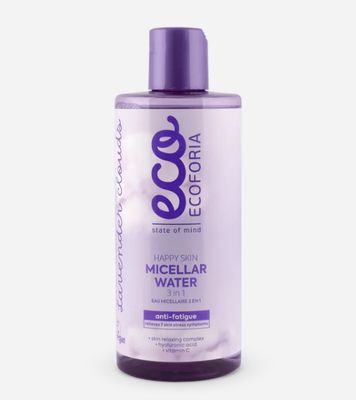 AGUA MICELAR HAPPY SKIN 3 EN 1 ECOFORIA  300ML