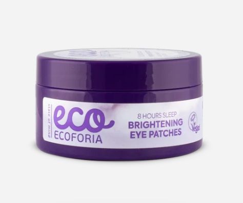 PARCHES PARA EL CONTORNO DE OJOS ILUMINADORRES 8 HORAS SLEEP ECOFORIA 60 PIEZAS