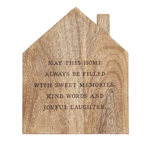 House Wood Trivet