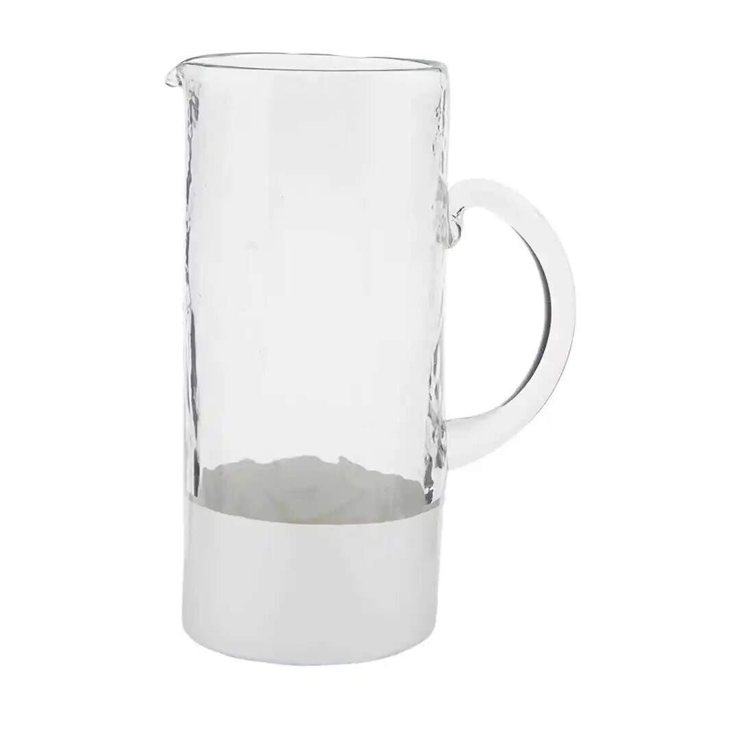 Two-Tone Glass Pitcher