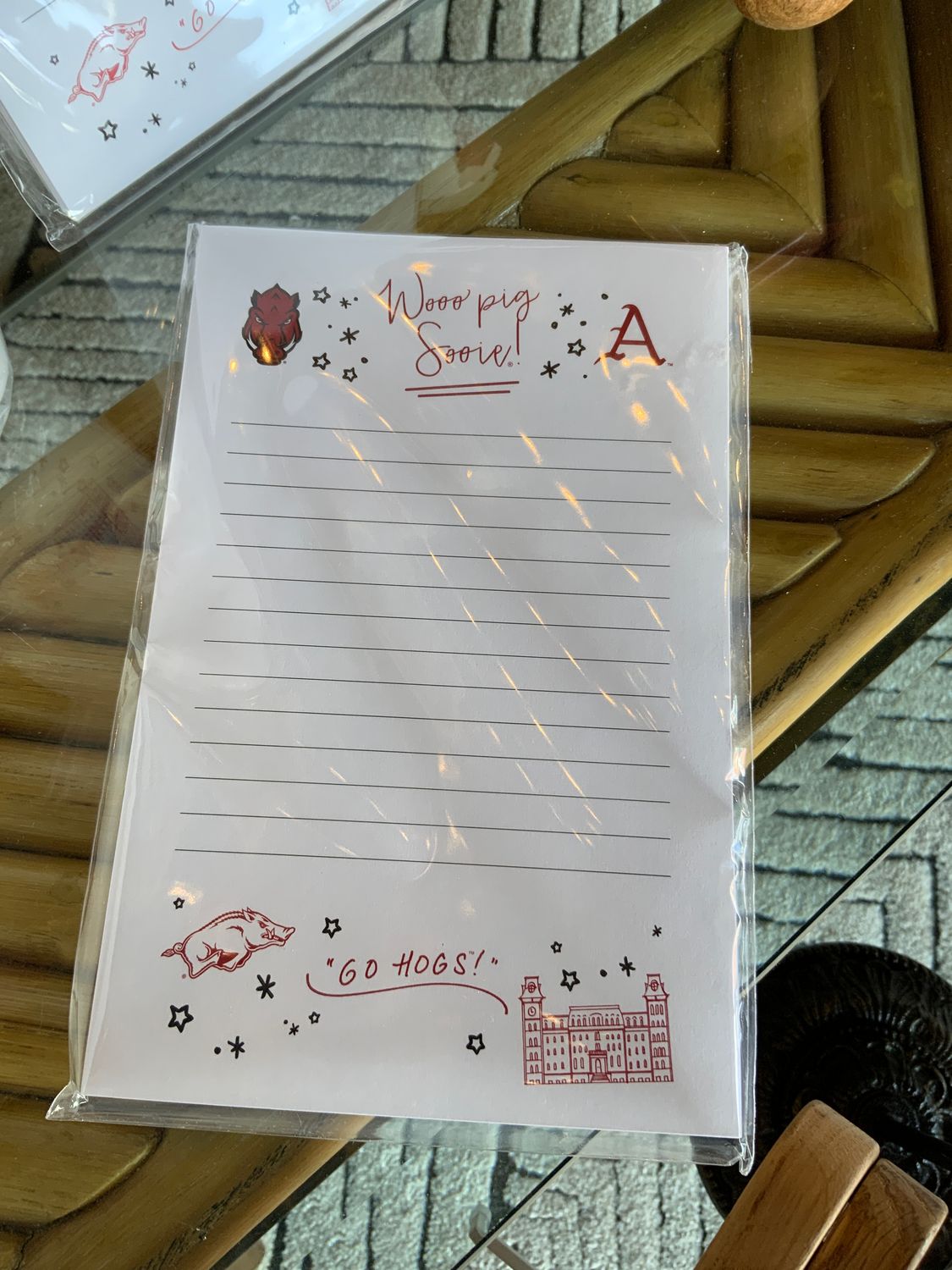 Arkansas Confetti Notepad